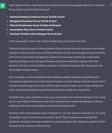 Chatgpt untuk pemasaran