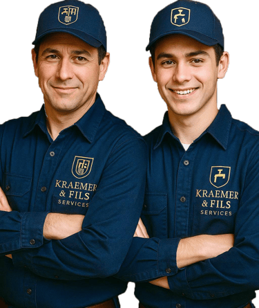 two men in uniform uniforms standing next to each other