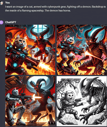 Urlan, Cosmic Cat: The Making Of - first experiments in AI-generated concepts for the comic book