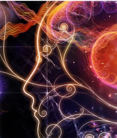 A wimsical pic of psychic medium new york