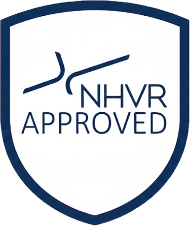 NHVR-Approved Electronic Work Diary accreditation shield for Safee EWD compliance