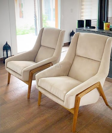 sillon individual tapizado diseno