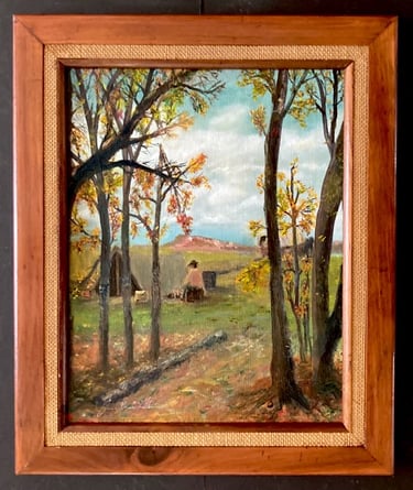 You Took Our Land 40.64 x 30.48 cm Oil on canvas