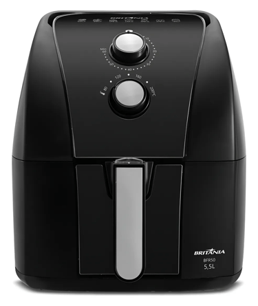 Air Fryer Britânia 5,5l Antiaderente Redstone 1500w BFR50 Cor Preto