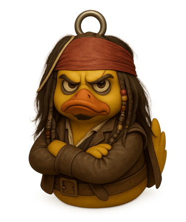 The KWAKIES - Jack Sparrow Duck
