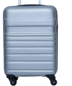 grey color fiber trolley with 4 wheels 