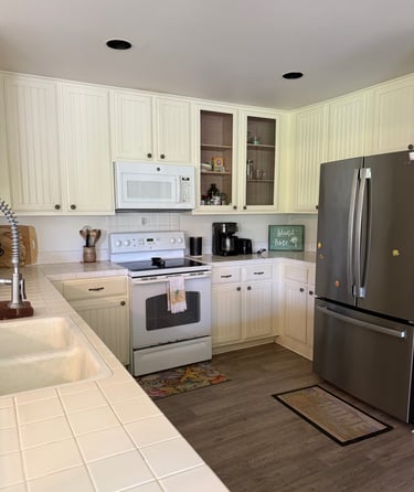 Spacious kitchen in poipu vacation rentals