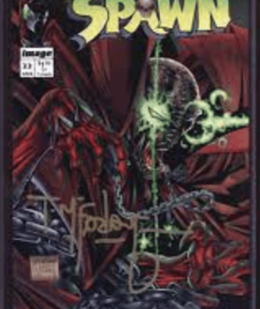 todd McFarland spawn signed comic book 