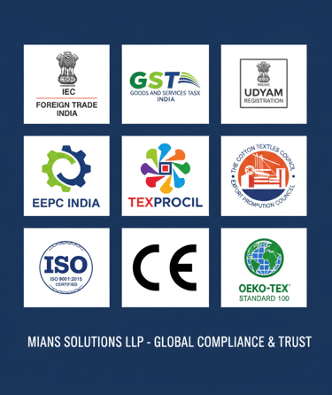 India's Trusted Machinery & Textile Export Partner for Global Buyers