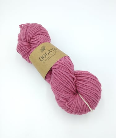 écheveau laine merinos d'arles cochenille