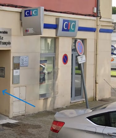 entrée du cabinet de grognard marine