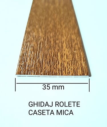 Rolete caseta mica din aluminiu alba,maro,nuc,gri antracit, silver. mahon, stejar auriu, wenghe, etc