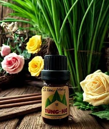 tinh dầu sả hoa hồng Tùng Hạ, 玫瑰香茅精油, Palmarosa Essential Oil">