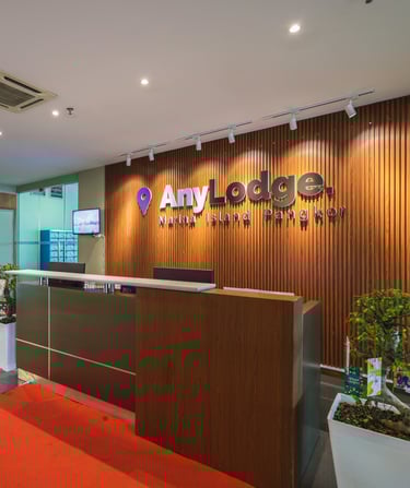anylodge marina island reception