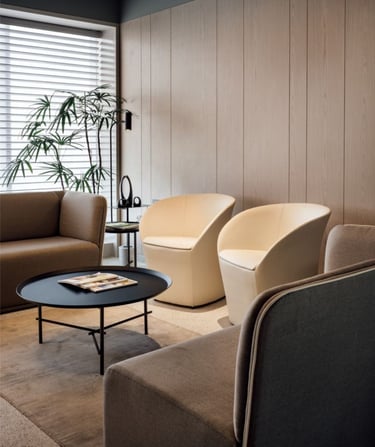 ofis tadilatı kapsamında yenilenen çalışma alanı