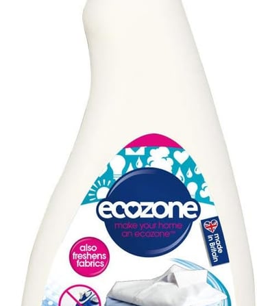 a bottle of eco - friendly fabric fabric cleaner
