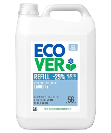 a bottle of ecoverce eco - friendly laundry detere