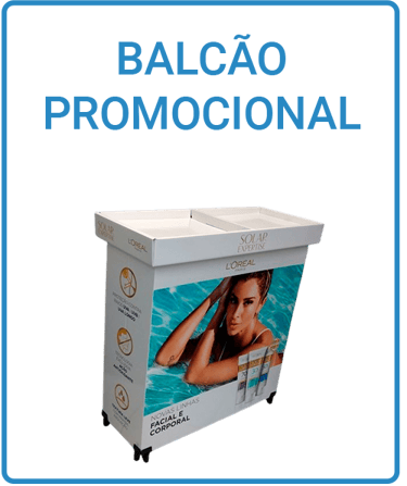 imagem de um balcão promocional 