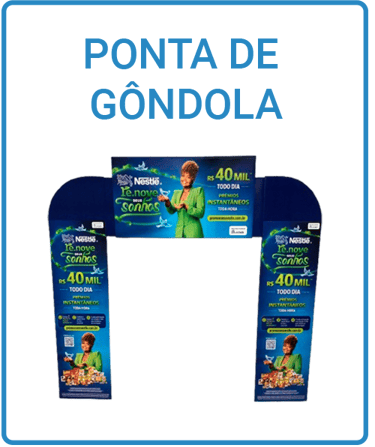 imagem de um display de gôndola 