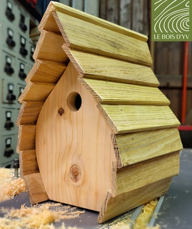 nichoir elfe en robinier et douglas