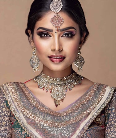 a woman with a special occasion makeover