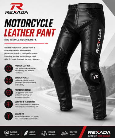 Motorcycle leather pants
