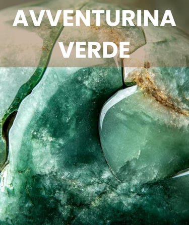 pietra cristallo avventurina verde nicura cristalli