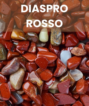 pietra cristallo diaspro rosso nicura cristalli
