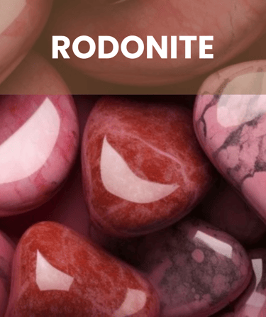 pietra cristallo rodonite nicura cristalli