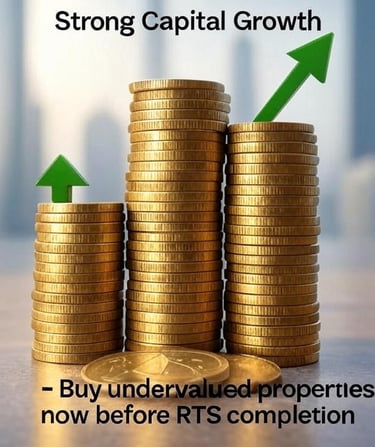 Coins showing capital growth: Buy undervalued property before RTS