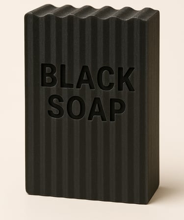 an image of black soap