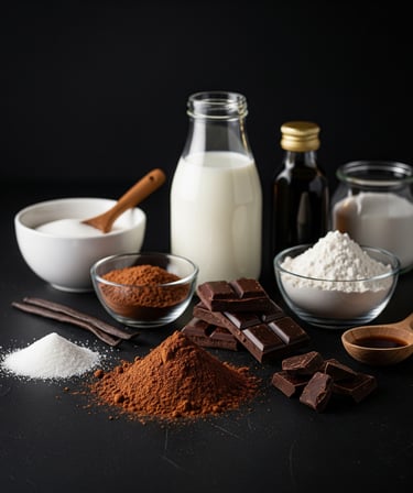 Chocolate Cake Ingredients from PremiYum Foods!