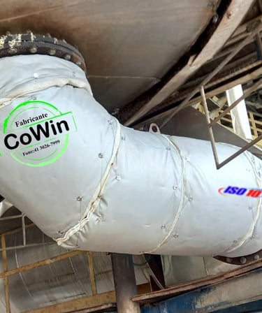 isolação térmica removível para indústria química e petroquímica, isolação removível para tubulação