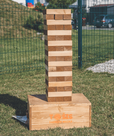 XXL Jenga žaidimų nuoma