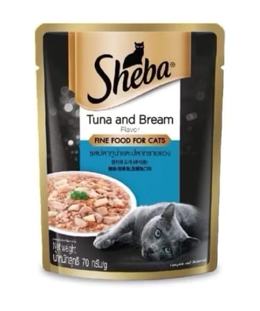 SHEBA TUNA AND BREAM WETFOOD