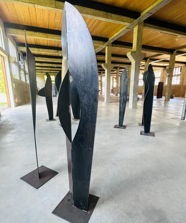 Neuf sœurs, 2024 Tôle d'acier ©16mag
