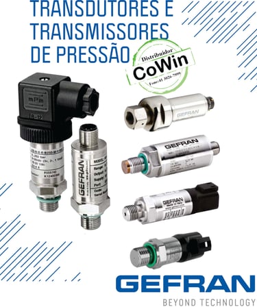 Sensores de Pressão Gefran
