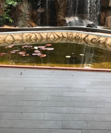 Custom basalt flooring