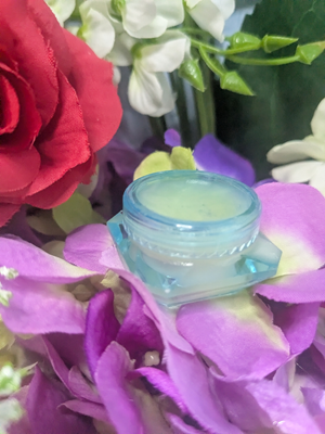 a jar of Home-made Lip Balm