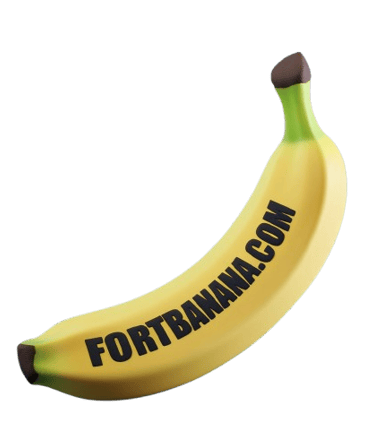 a banana peely banana with the word fortunana on it