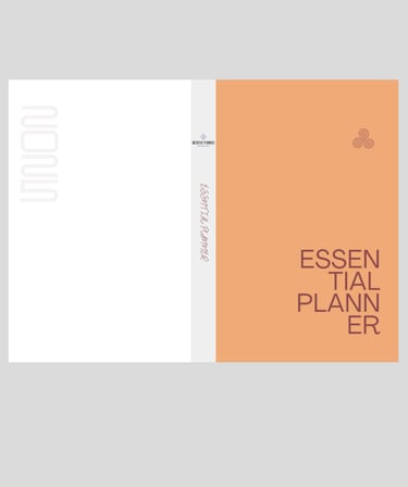 Acquista Essential Planner: Colore Arancio Soave. Arancio Pescato,Grigio,Bianco