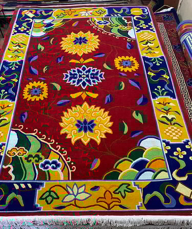 High quality Handmade Carpets: 60-Knot Wool from Nepal