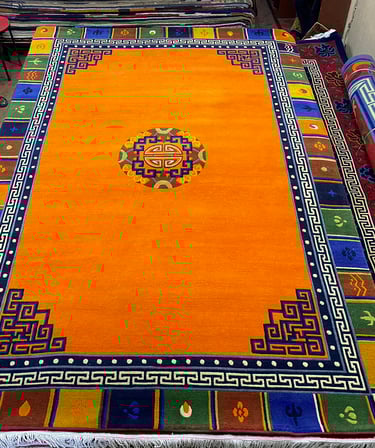 High quality Handmade Carpets: 60-Knot Wool from Nepal