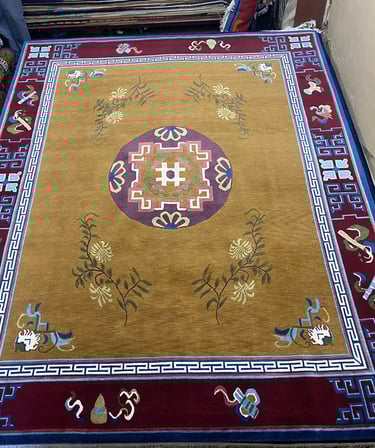High quality Handmade Carpets: 100-Knot Wool from Nepal