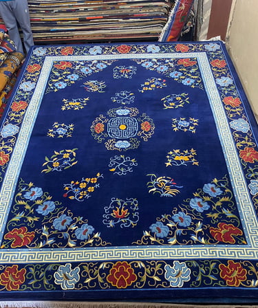 High quality Handmade Carpets: 100-Knot Wool from Nepal