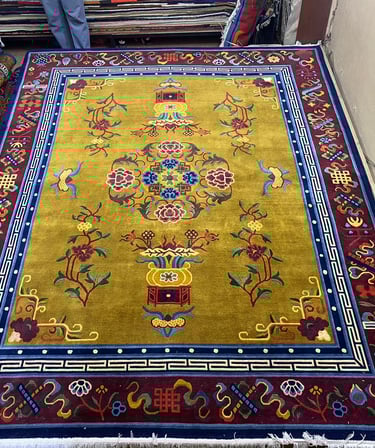 High quality Handmade Carpets: 100-Knot Wool from Nepal