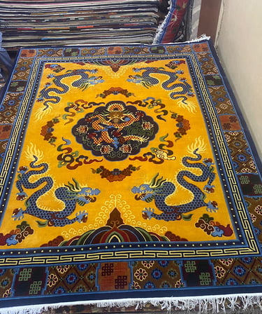 High quality Handmade Carpets: 100-Knot Wool from Nepal