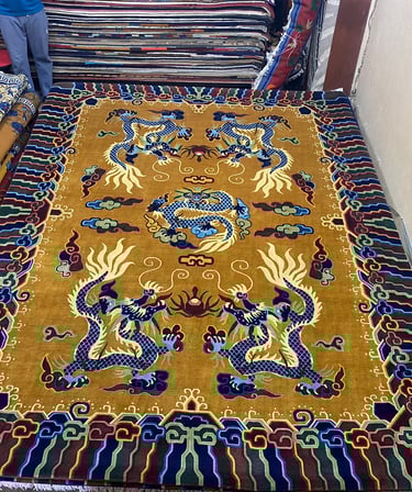 High quality Handmade Carpets: 100-Knot Wool from Nepal
