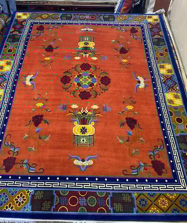High quality Handmade Carpets: 100-Knot Wool from Nepal