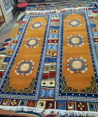 High quality Handmade Carpets: 100-Knot Wool from Nepal